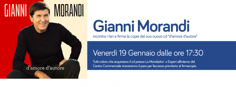 Scopri di più sull'articolo Gianni Morandi incontra i suoi fan