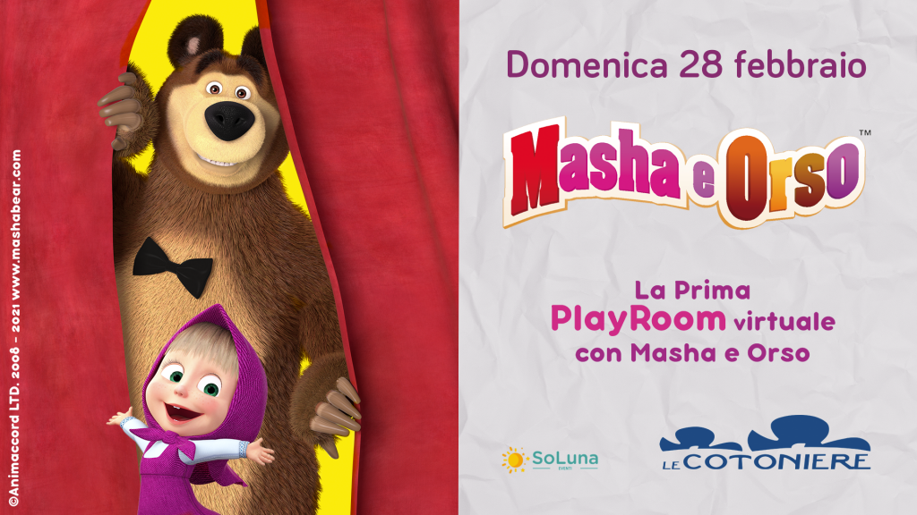 Playroom virtuale con Masha e Orso