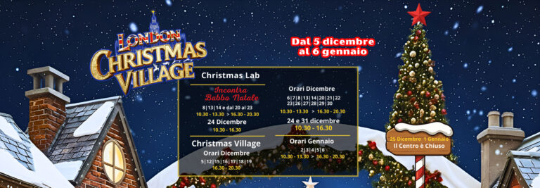 Scopri di più sull'articolo Al Centro Commerciale Le Cotoniere il Natale diventa pura magia con il London Christmas Village!