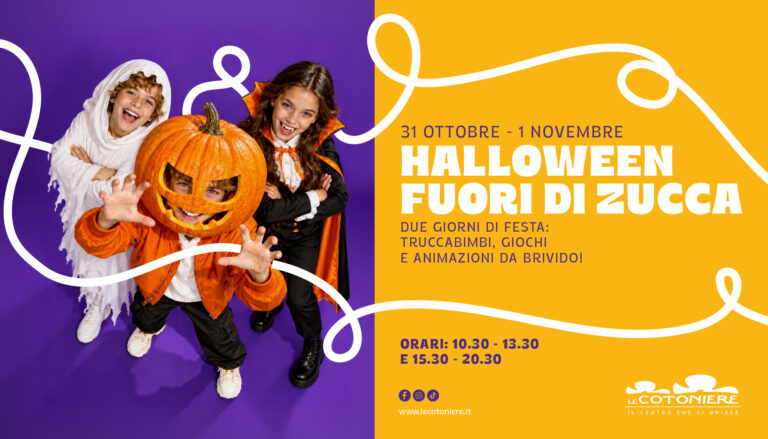 Scopri di più sull'articolo Halloween fuori di zucca al Centro Le Cotoniere! 🎃